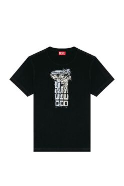 Diesel Distress Logo Tee