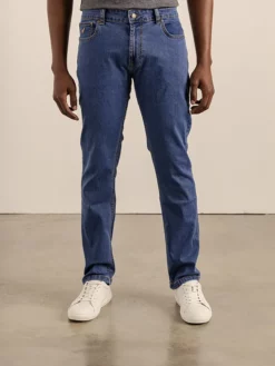 Stonewash Simon Straight Polo Jean