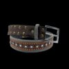 Metal Stud Leather Belt