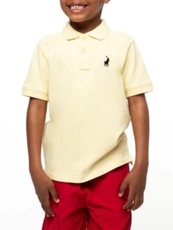Polo Boys Pique Golfer Yellow