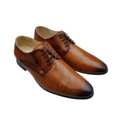 Valenzia Lace Up Formal Shoe Tan