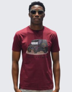 Pure Carro Tee Burgundy