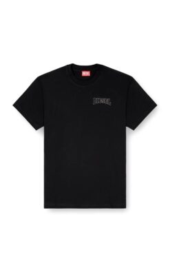 Diesel Embroidered Logo Tee Black