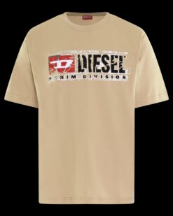 Diesel Broken Logo Tee Khaki