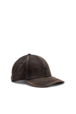 Diesel Washed Cap Black