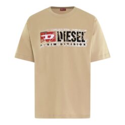 Diesel Broken Logo Tee Khaki