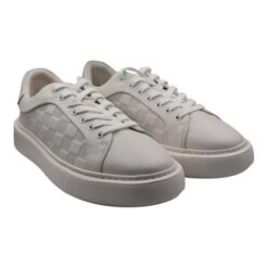 Alternative view of Delmont Embossed Sneaker White