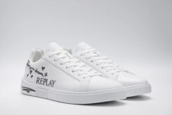 Replay Polys Doodle Sneaker White